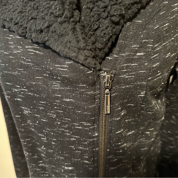 Shailene Shearling Collar Knit Jacket by Kensie - Picture 7 of 14